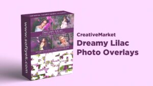 Dreamy Lilac photo overlays