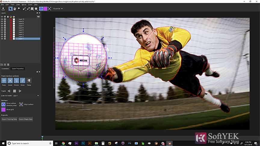 Mocha Pro free download is a world-renowned software and plugin for planar motion tracking, rotoscoping, object removal,