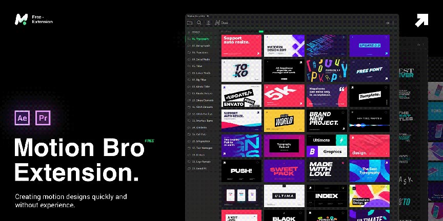Motion Bro 4 For After Effects & Premiere Pro free download