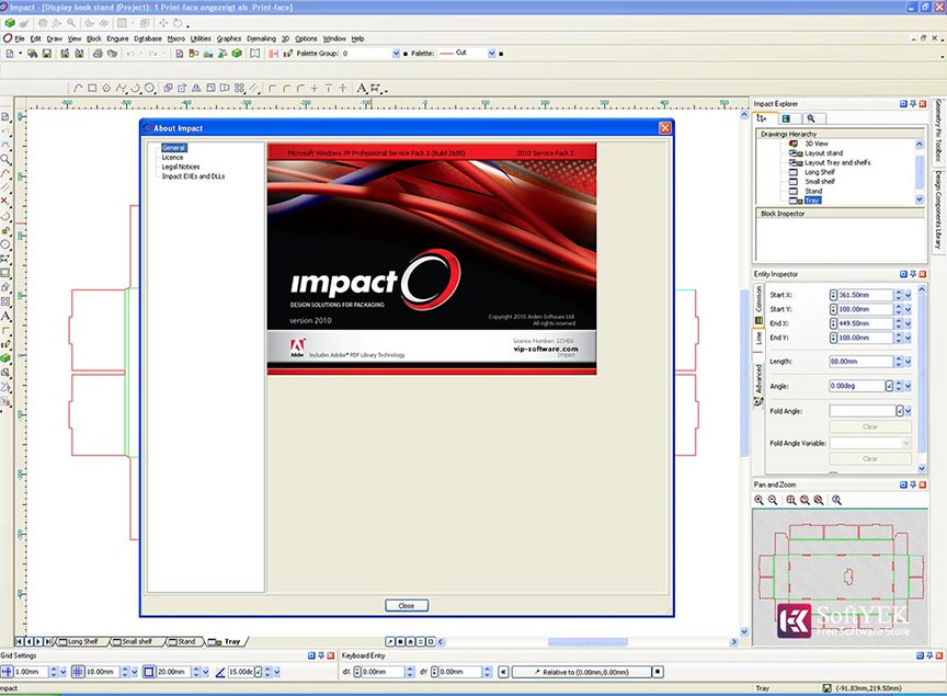 Impact for designers | packaging design CAD software free download