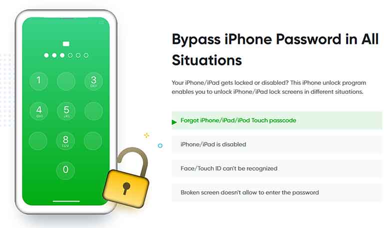 Bypass password IPhone
