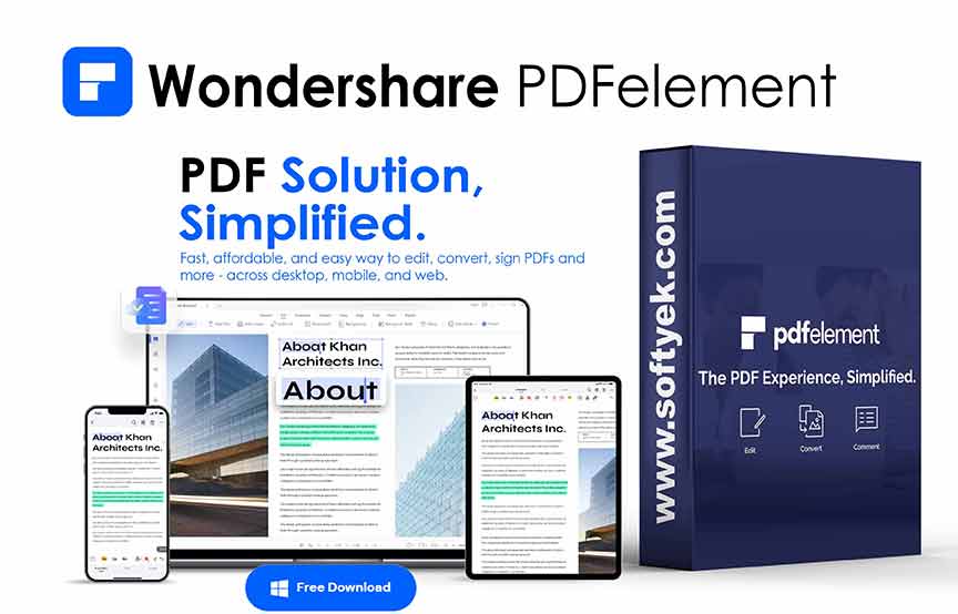 Wondershare PDFelement Free Download