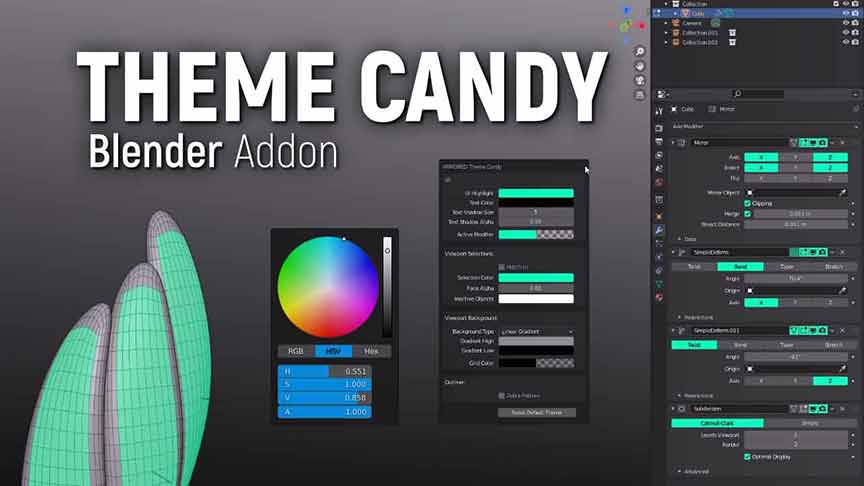 Blender Market - Theme Candy Free Download