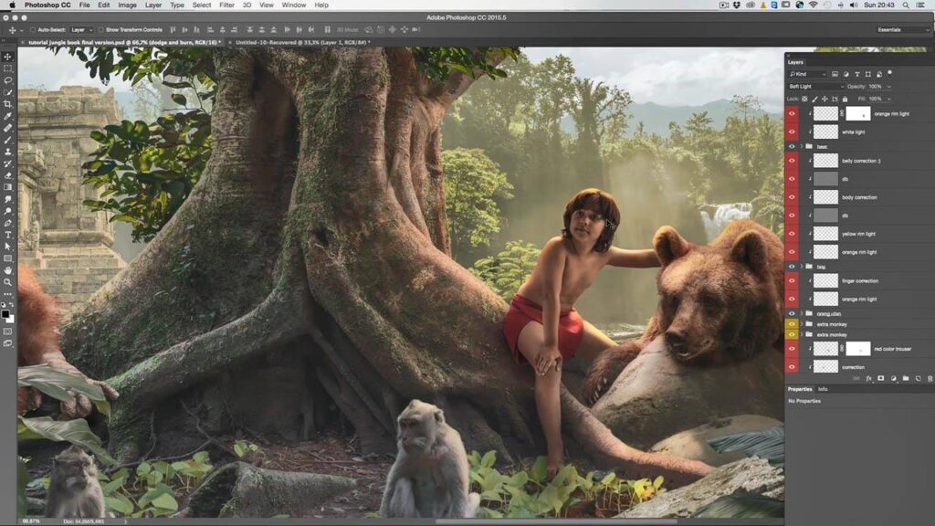Adrian Sommeling - Jungle landscapes and animals FULL Tutorial free download